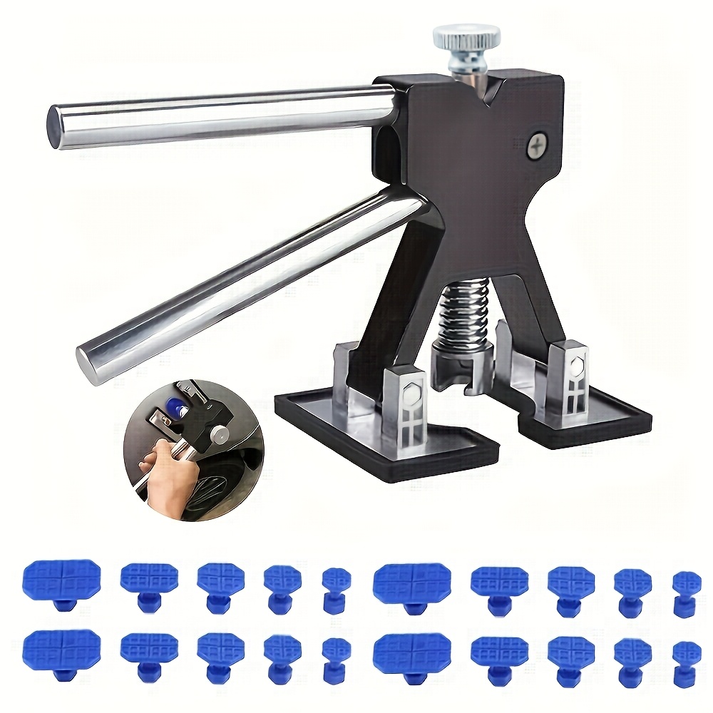 Kit de reparo de amassados para carro sem cola, com removedor de amassados sem pintura e ferramentas para detalhamento automotivo