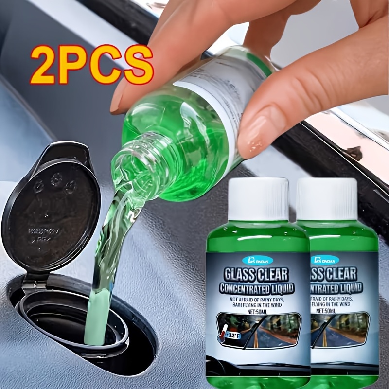 Kit 2 Peças de Vidro Nano Repelente de Chuva, Spray Antiembaçante para Vidros de Carro, Capacetes, Para-brisas e Vidros Internos