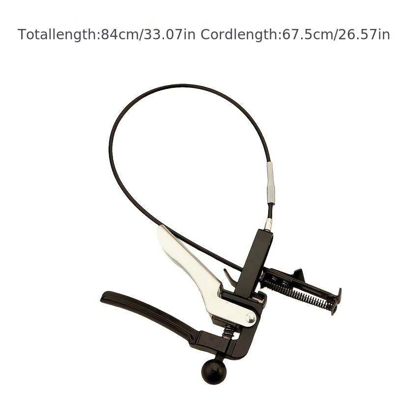 Alicate de Grampo de Mangueira de Alcance Longo com Cabo de Pistola e Cabeça Flexível 18mm - 54mm Ferramentas Manuais de Remoção Ajustáveis Ferramentas de Reparo Automotivo Grampo de Braçadeira de Tubo