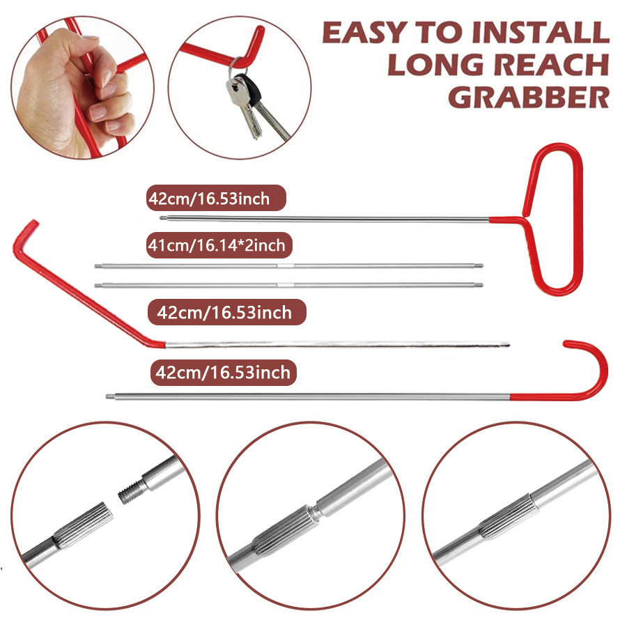Kit Profissional de Ferramentas para Reparo Automotivo & Conjunto Portátil de Manutenção Auto e Caminhão com Bolsa, Inclui Fermentos Emergenciais Para Amassados em Carros