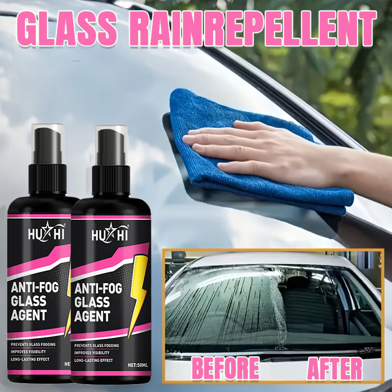 Repelente de Chuva Nano Vidro - Adequado para Vidros Automotivos, Capacetes, Para-brisas e Vidros Internos como Spray Repelente de Chuva
