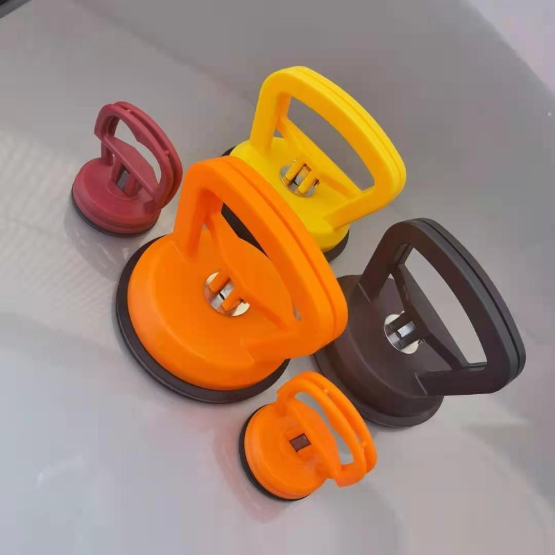 Conjunto de Ferramentas para Reparo de Amassados em Carro - 2 Peças de Extrator com Ventosa, Adequado para Reparo de Chapa Metálica de Carro DIY, Operação Manual, Eficiente e Prático (cor Aleatória)