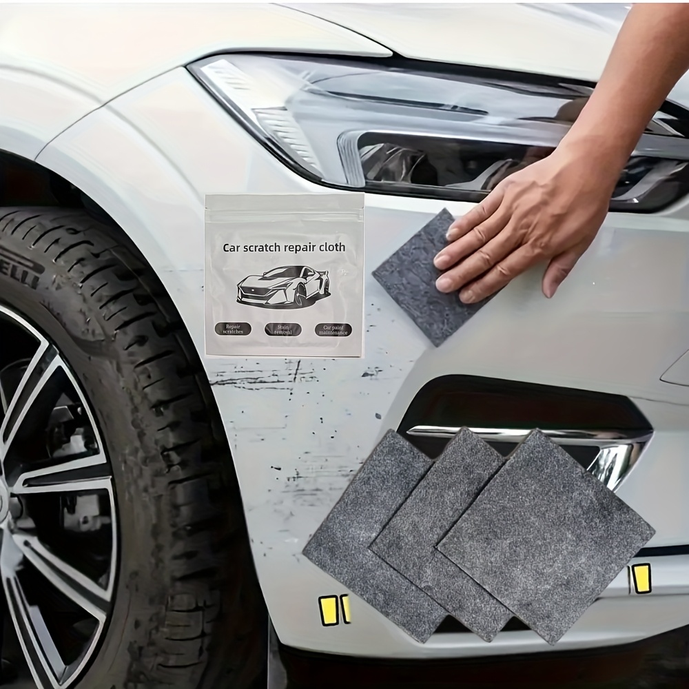3 Peças de Pano Mágico Nano Reparador – Remoção Rápida e Segura de Arranhões para Todos os Veículos, Microfibra, 200g/m², Ideal para Carros, Caminhões, Motos e RVs | Pano de Remoção de Arranhões | Tecido Mágico Nano | Pano de Reparo Durável