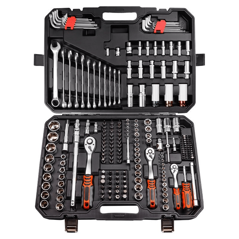 Kit de Ferramentas Master Workshop para Mecânicos, com Estojo e 222 Peças