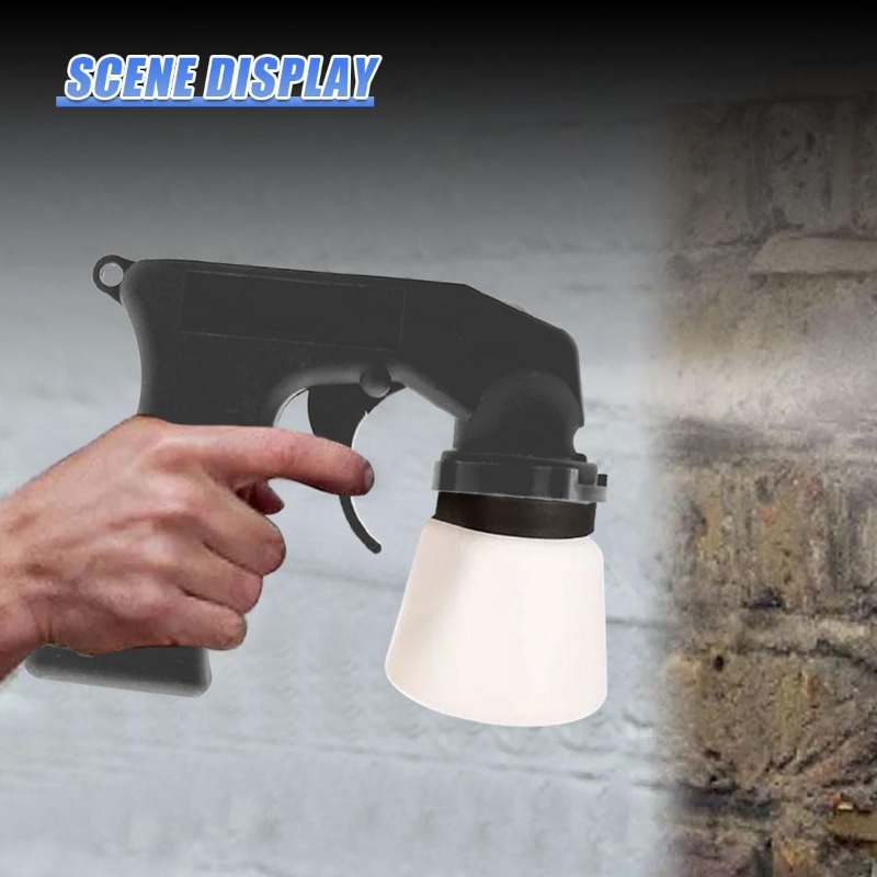 Conjunto de 5 Peças Pistola de Pintura a Spray que Economiza Esforço, Pistola de Pintura Autogroundante, Pistola de Pintura a Spray + 4 Ganchos, Ferramenta de Pintura Automotiva, Adequada para Reparo de Carros, Retoque de Móveis, Pintura de Paredes Internas, Presente de Natal e Ação de Graças