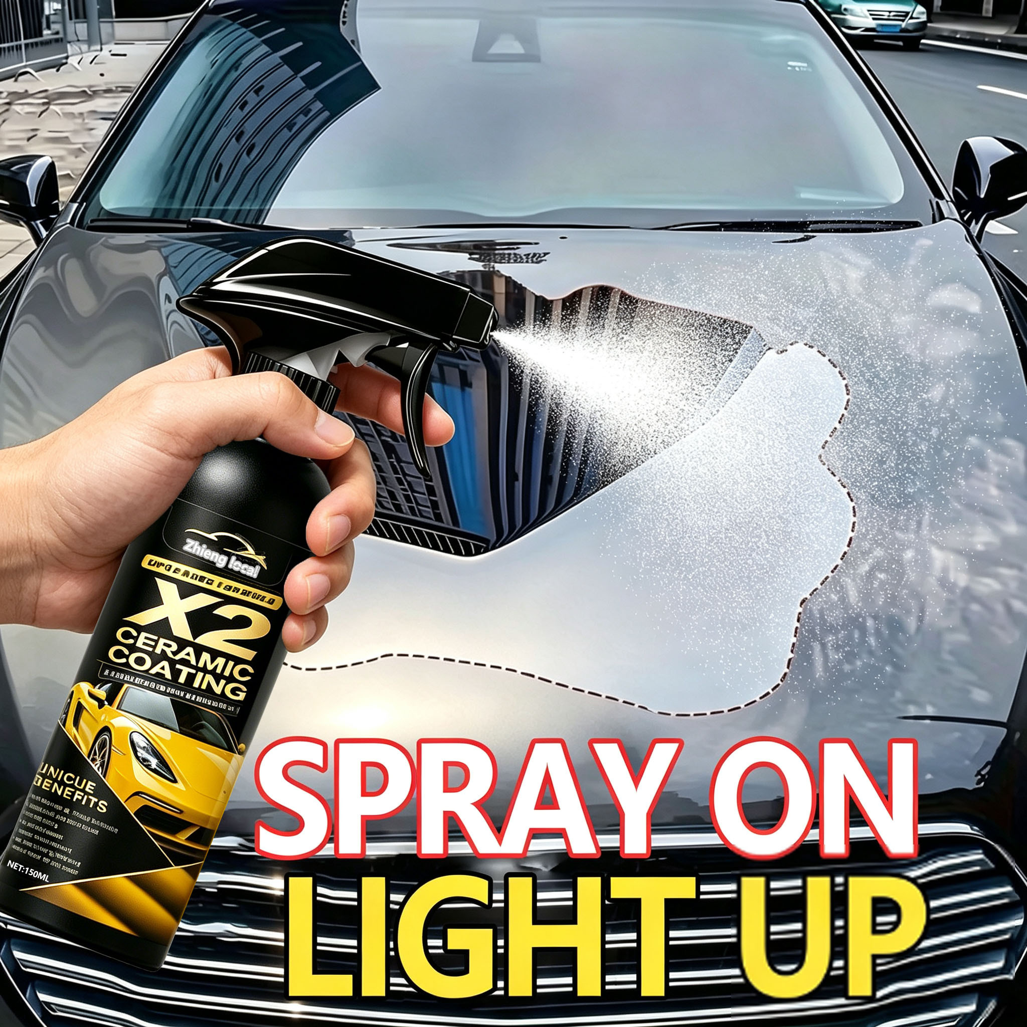 Polimento Automotivo, Cuidados Automotivos, Spray de Revestimento Nanocerâmico para Revestimentos Automotivos, Manutenção Automotiva, Revestimentos de Cerâmica Líquida Automotiva, Proteção de Revestimento de Vidro