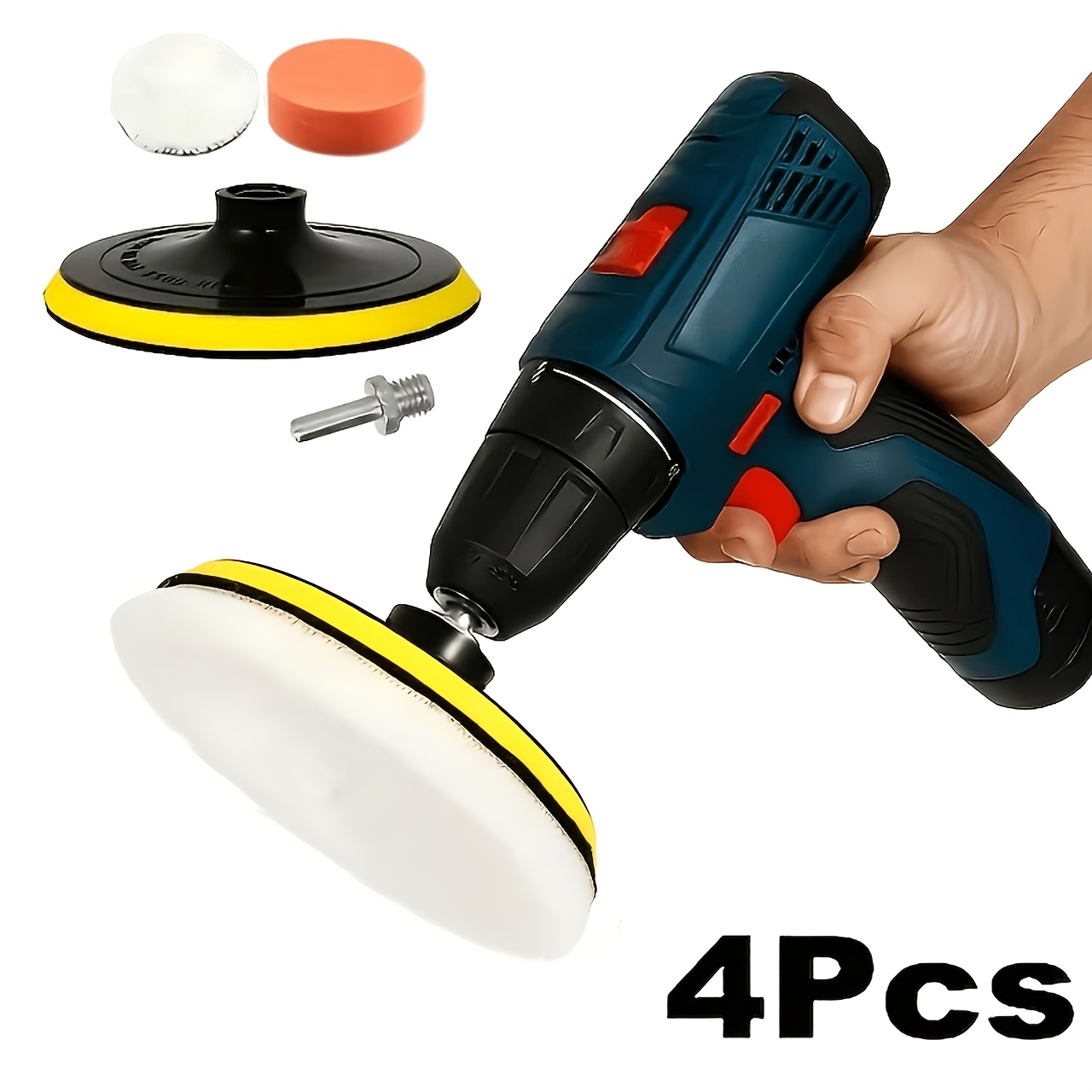 Conjunto de Polimento Automóvel Prático, Ferramenta de Reparação de Riscos, Disco de Polimento para Enceramento, Adequado para Carros, Motociclos, Bicicletas e Produtos de Limpeza Doméstica, Excelente Presente para a Páscoa, Ação de Graças e Dia da Mãe