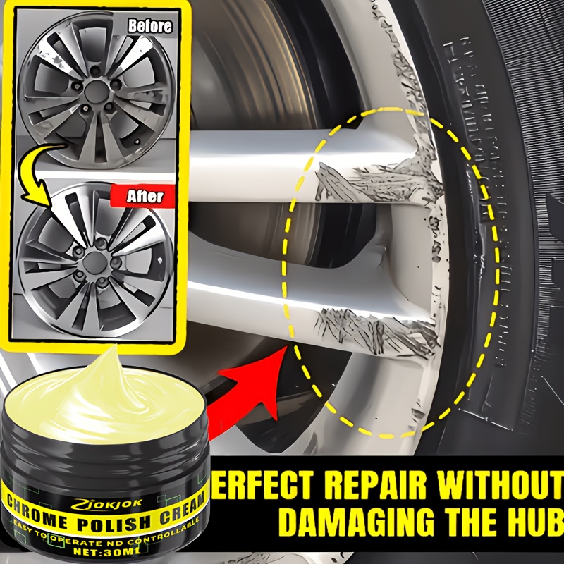Kit Universal de Ferramentas de Reparo Automotivo para Pneus de Carro, Componentes da Carroceria, Rodas de Liga Leve e Aros de Pneu, Especificamente Projetado para Reparar Arranhões e Desgaste.