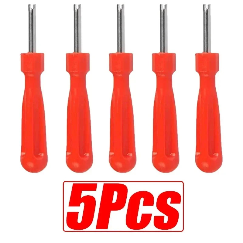 Conjunto de 5/20 Peças de Ferramentas de Remoção de Núcleo de Válvula de Pneu para Carro, Bicicleta, Moto, Caminhão, Chave de Fenda para Reparo de Haste de Válvula de Pneu