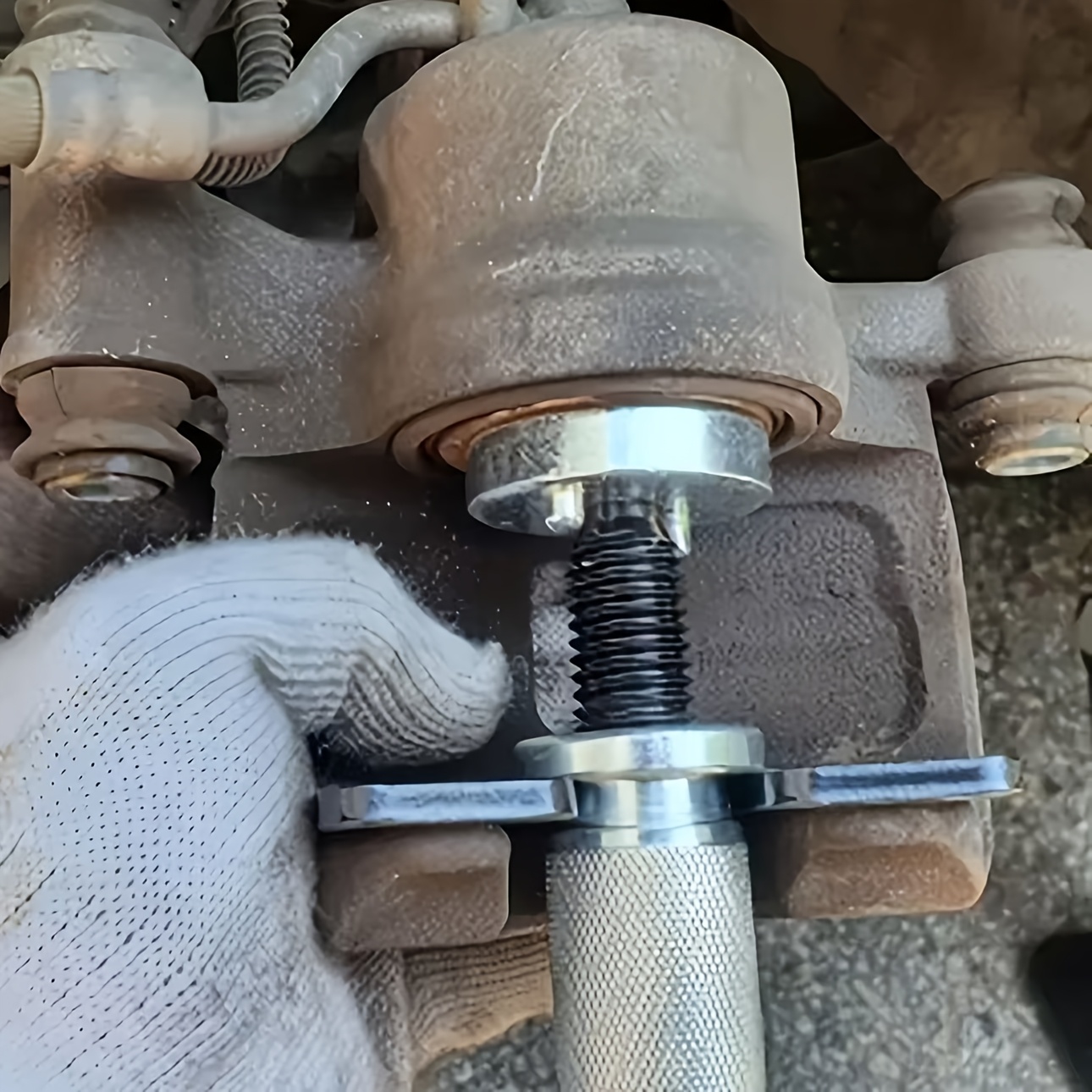 Ferramenta de Ajuste da Pinça de Travão | Bomba de Travão de Ajuste do Top-Out do Pistão, Ferramenta de Manutenção Automóvel, Presente de Natal Ideal para o Pai