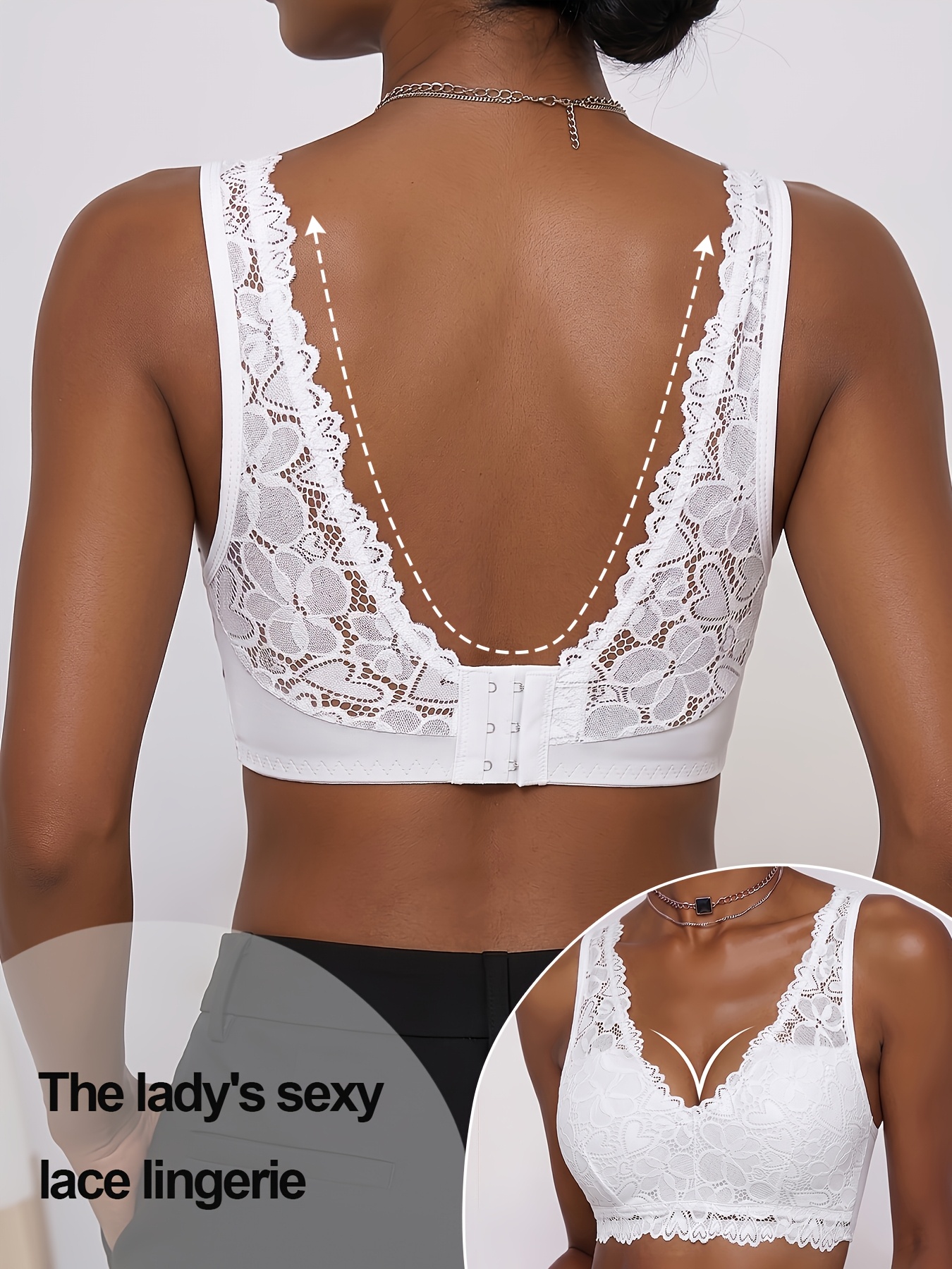 1 peça Sutiã Elegante Feminino SERETILIA - Sem Aro de Cobertura Total Adequado para Uso Diário Casual, Bustier sem Costuras e sem Bojo, Peça de Camada Interna ou Externa Respirável e Confortável, Lavável à Máquina