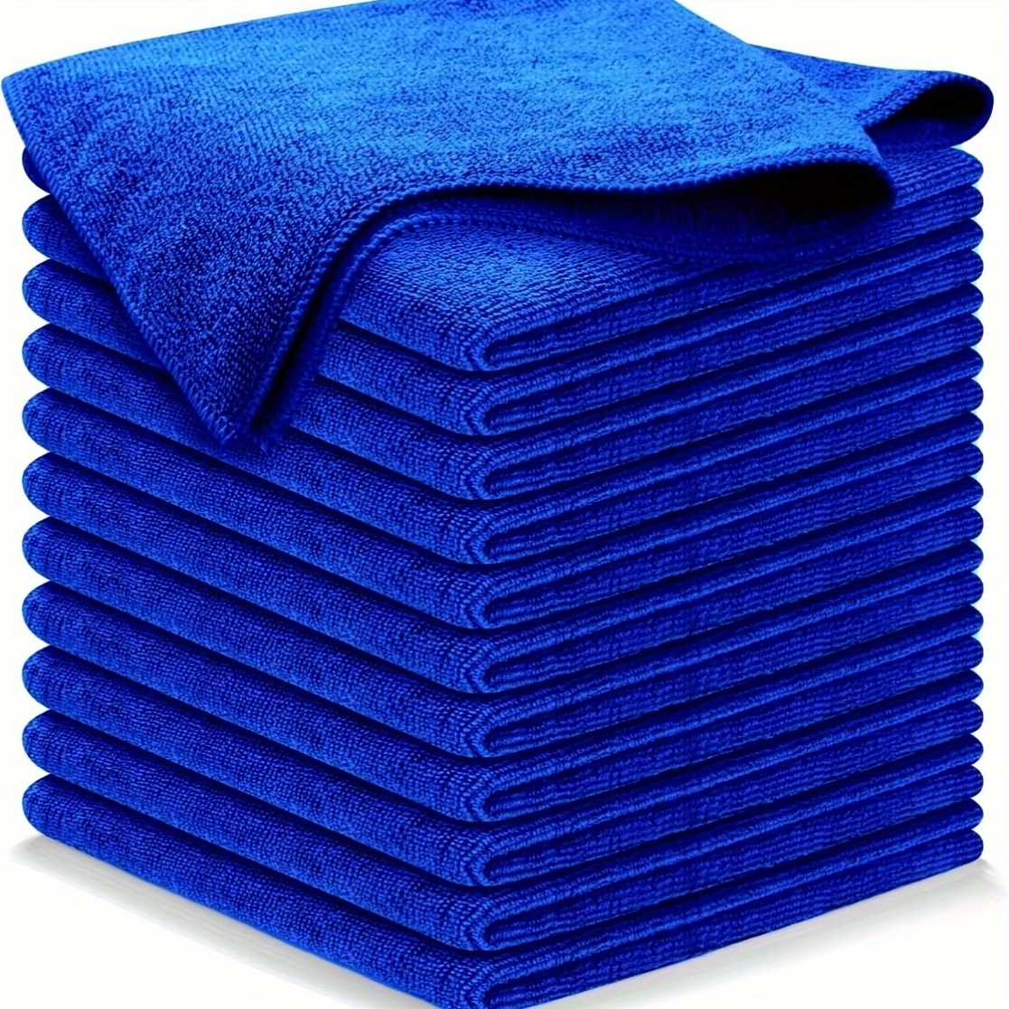 [Panos de Microfibra Superabsorventes] Pacote com 12 Panos de Limpeza de Microfibra Superabsorventes | Toalhas sem Fiapos, Multiuso para Remover Poeira e Secar, para Cuidados com Casa, Cozinha e Exterior de Veículos, 30,48x30,48 cm