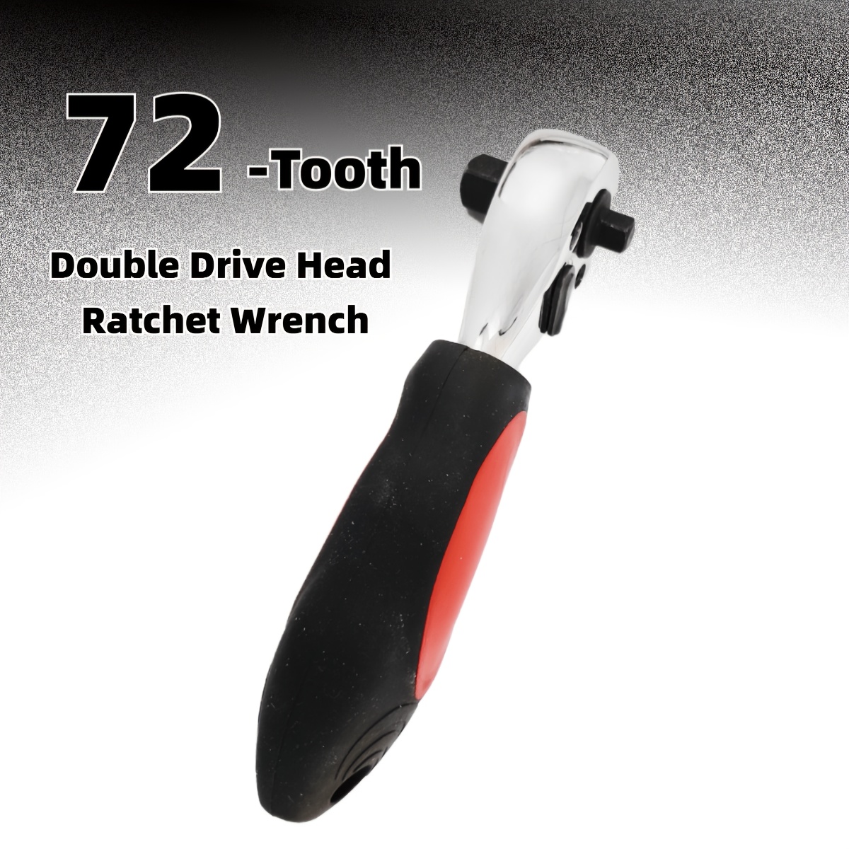 Chave Catraca Reversível de Dupla Face com 72 Dentes, 1/4" e 3/8", Esfera de Aço -Afrouxamento, Adequada para Reparo Automotivo e Melhorias Domésticas