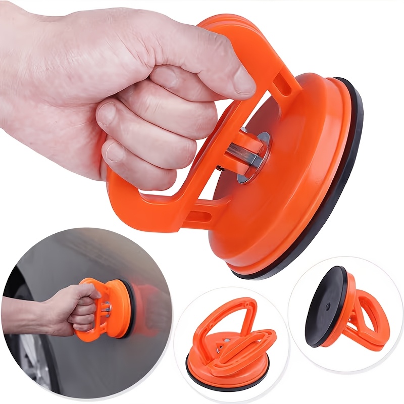 Kit de Ferramentas de Sucção para Reparação de Amassados de Carros Mini Heavy Duty, Remoção de Amassados de Carroçaria Sem Pintura, Ventosa Forte Reutilizável para Puxar Amassados em Portas, Guarda-lamas e Capós