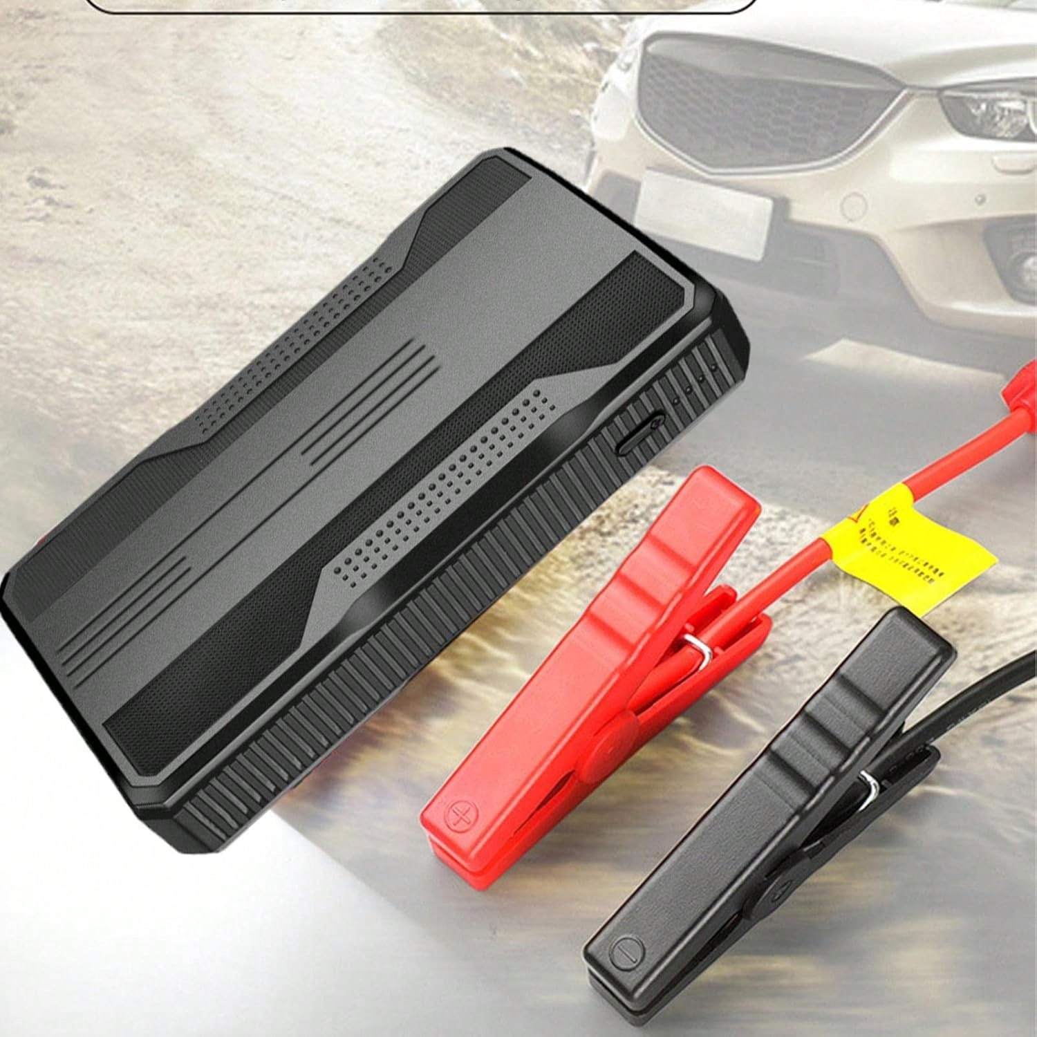 Fonte de Energia para Partida de Emergência do Carro, Carregador Portátil para Carro, Carregador Auxiliar Portátil para Partida do Carro, Carregador de Bateria, Carregador Auxiliar Portátil para Partida do Carro de 12V, Power Bank Auxiliar para Partida de Emergência de 20.000Ah
