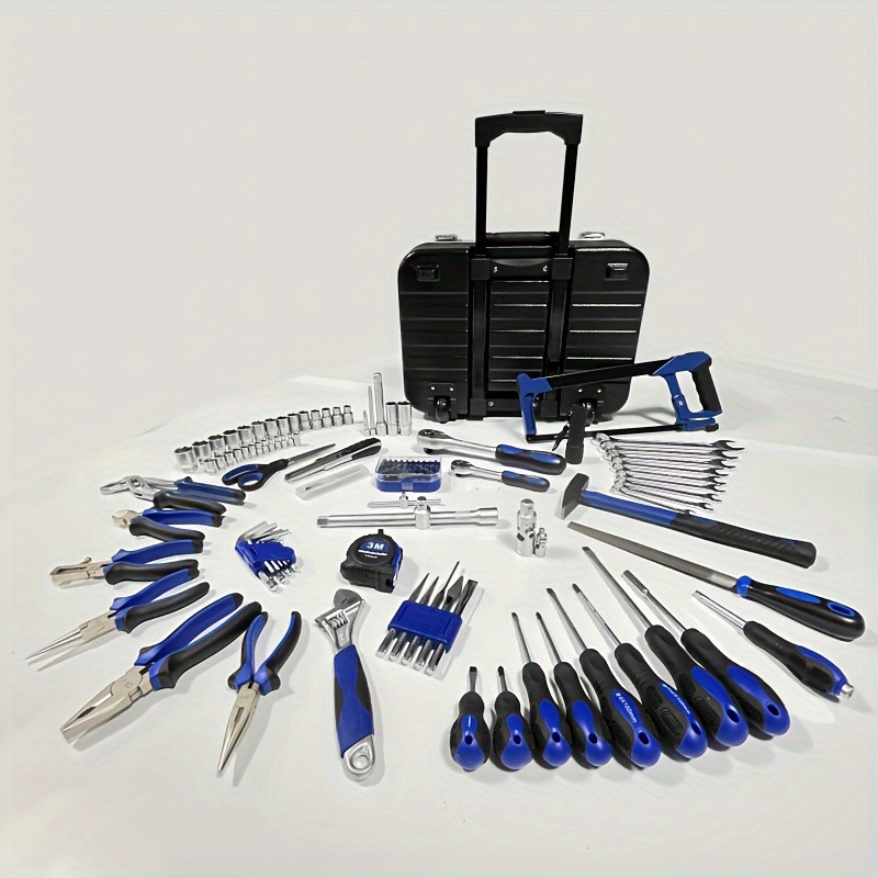 Kit de Reparo Manual Portátil, Chave de Fenda Multifuncional com Jogo de Chaves Allen